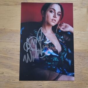 Anne Winters 13 Reasons Why Grand Hotel Hand Signed 4x6 Autograph Photo Original